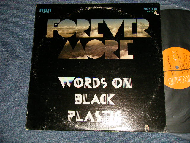 画像1: FOEVER MORE (ALLAN GORRIE of AWB AVERAGE WHITE BAND)- WORDS ON BLACK PLASTIC (VG+++/MINT- CutOut, WOL) / 1970 US AMERICA ORIGINAL Used LP