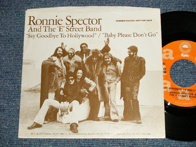 画像1: RONNIE SPECTOR And The E STREET BAND - SAY GOODBYE TO HOLLYWOOD (Ex+++/MINT- EDSP) / 1977 US AMERICA ORIGIAL "PROMO ONLY MONO/STEREO" Used 7" Single 