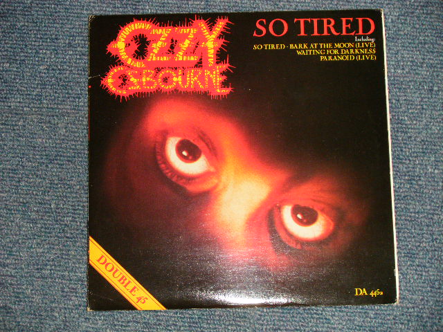 画像1: OZZY OSBOURNE - SO TIRES (Ex+++/MINT-) / 1984 UK ENGLAND ORIGINAL Used Double 2 x 7" 33rpm EP with PICTURE SLEEVE 