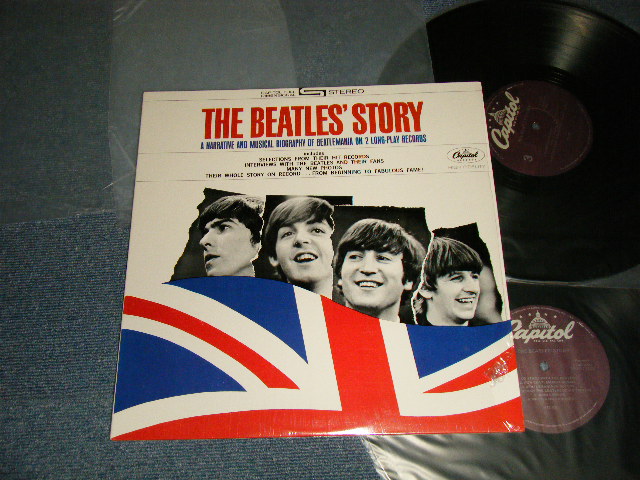 画像1: THE BEATLES - THE BEATLES STORY (JCKSOMVILLE Press in ILLINOIS) (MINT/MINT VISUAL Grade) / 1978 US AMERICA REISSUE "PURPLE Label" Used 2-LP