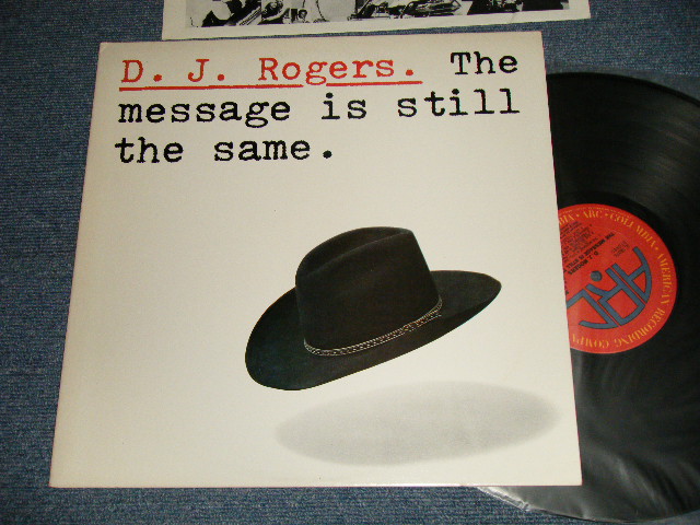 画像1: D.J. ROGERS - MESSAGE IS STILL THE SAME (Ex+++/MINT-) / 1980 US AMERICA ORIGINAL Used LP