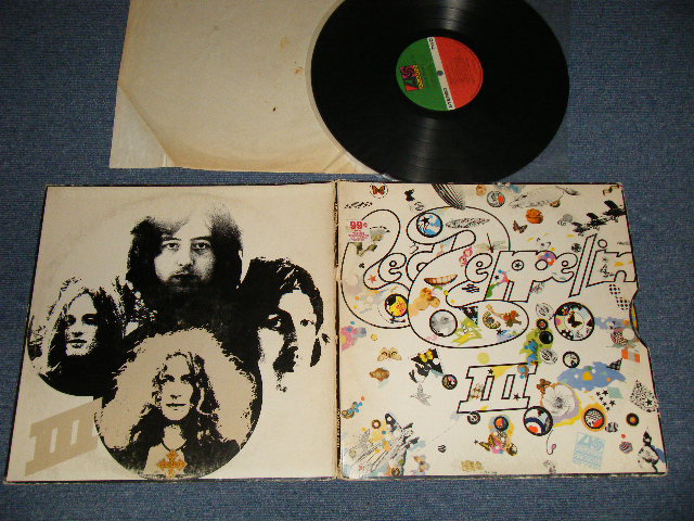 画像1: LED ZEPPELIN -  III (Matrix #A)ST-A-702005-B  (1) One Mastercraft PR -Do What Thou Wilt- AT B)ST-A-702006-A  (2) two  Mastercraft PR  -So Mote Be It- AT)  "PR/PRESSWELL press in ANCORE in NEW JERSEY" (Ex+/VG+++ STOFC) / 1970 US AMERICA ORIGINAL 1st Press '1841 BROADWAY' Label" Used LP 