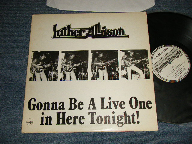 画像1: LUTHER ALLISON -  Gonna Be A Live One In Here Tonight! (Ex++/Ex+++) / 1979 US AMERICA ORIGINAL Used LP 