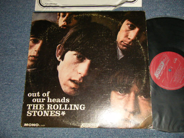 画像1: ROLLING STONES - OUT OF OUR HEADS ( MATRIX #A)XARL-6791-1A / B)XARL-6792-3A) (Ex+/Ex++ Looks:Ex++, Ex++ Looks:Ex+) / 1965 UK ENGLAND EXPORT Record + US AMERICA Jacket  "MAROON with Boxed LONDON  ffrr on TOP LABEL" MONO Used LP VG-/Ex-