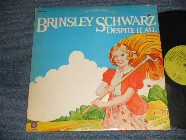 画像1: BRINSLEY SCHWARZ - DESPITE IT ALL (Ex++/Ex+++ Looks:Ex++ BB Holefor PROMO) / 1970 US AMERICA ORIGINAL "PROMO" 1st Press "LIME GREEN Label"  Used LP 