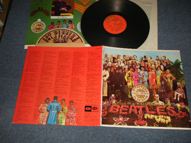 画像1:  BEATLES  - SGT PEPPERS LONELY HEARTS CLUB BAND(With Cut Outs) (Matrix #A)SMAS-1-2653-A-37 ・MASTERED BY CAPITOL CJ ＊ B)SMAS-2-2653-A-49 ・MASTERED BY CAPITOL CJ＊) "LOS ANGELES Press in CA"  (Ex+++/Ex+++ Looks:MINT-) / 1975 Version US AMERICA REISSUE "ORANGE Labe" Used LP 