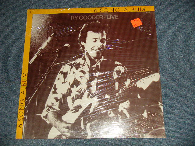 画像1: RY COODER - LIVE : 6 SONGS ALBUM  (SEALED) / 1982 FRANCE FRENCH  ORIGINAL "BRAND NEW SEALED"LP 