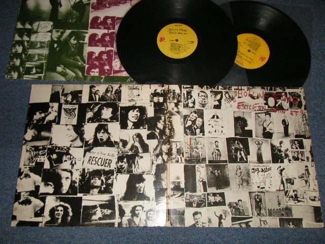 画像1: ROLLING STONES - EXILE ON MAIN ST. (Without/NO POSTCARDS)(With Original CUSTOM Inner Sleeves by HARD PAPER) (Matrix #A)ST-RS-722507-EEE-1 PRC [ARTISAN Mark] Rolling Stones Records   B)ST-RS-722508-EEE-1 PR [ARTISAN Mark] D Rolling Stones Records  C)ST-RS-722509-EEE-1-11 [ARTISAN Mark] PR Rolling Stones Records  D)ST-RS-722510-EEE-1-11 PR [ARTISAN Mark]  Rolling Stones Records) "RICHMOND Press in INDIANA"(Ex+++/Ex++) / 1972 US AMERICA ORIGINAL Used 2 LP's