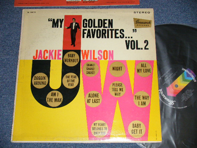 画像1: JACKIE WILSON - MY GOLDEN FAVORITES VOL.2  ( Ex++/Ex+++)  / 1964 US AMERICA ORIGINAL STEREO Used LP