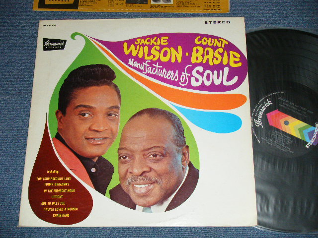 画像1: JACKIE WILSONB + COUNT BASIE - MANUFACTURERS OF SOUL  ( Ex+/MINT-)  / 1968 US AMERICA ORIGINAL STEREO Used LP