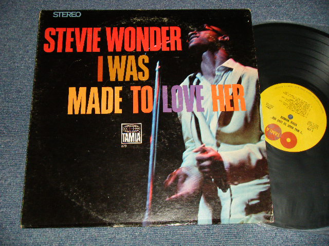 画像1: STEVIE WONDER -  I WAS MADE TO LOVE HER (Ex++/Ex+ Looks:MINT-) / 1967 US AMERICA ORIGINAL"1st press GLOBE Label" STEREO Used LP