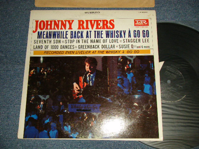 画像1: JOHNNY RIVERS - MEANWHILE BACK AT THE WHISKY A GO GO (Ex+, Ex-/Ex+ Looks:Ex+) / 1966 US AMERICA  ORIGINAL "1st Press BLACK with PINK Label" STEREO Used LP 