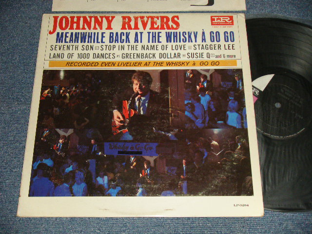画像1: JOHNNY RIVERS - MEANWHILE BACK AT THE WHISKY A GO GO (Ex, Ex-/Ex+) / 1966 US AMERICA  ORIGINAL "1st Press BLACK with PINK Label" MONO Used LP 