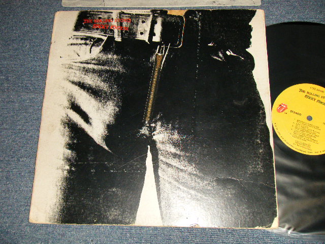 画像1: The ROLLING STONES - STICKY FINGERS (Matrix #A)ST-RS-712189 AA MR 15943 (8) Rolling Stones Records B)ST-RS-712190 CC MR 15943-x (1) Rolling Stones Records)"MO/ MONARCH Press in CA" (Ex/Ex) / 1971 US AMERICA ORIGINAL 1st Press "ZIPPER COVER" "1841 BROADWAY Label" Used LP