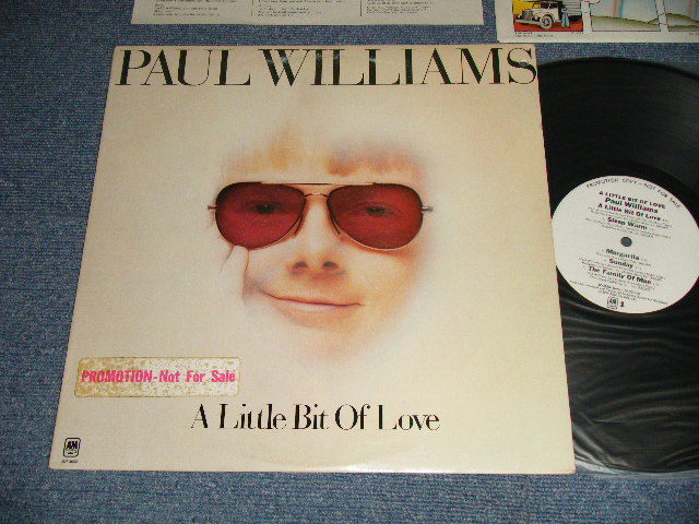 画像1: PAUL WILLIAMS - A LITTLE BIT OF LOVE (With INSERTS) (A)S2 B)S2   "SANTAMARIA Press in CA") (Ex++/Ex+++ Looks:MINT- BB for PROMO) / 1974 US AMERICA ORIGINAL "WHITE LABEL PROMO" Used LP 