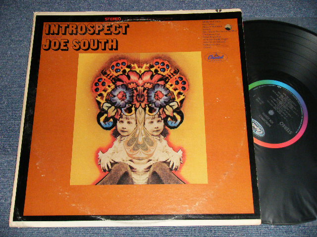 画像1: JOE SOUTH - INTROSPECT (Include "GAMES PEOPLE PLAY") (SCRANTON Press in PENNSYLVANIA)  (Ex+/Ex++ BB for PROMO, EDSP, WOBC) / 1968 US AMERICA ORIGINAL "PROMO" 1st Press "BLACK with RAINBOW Label" "PROMO" Used LP