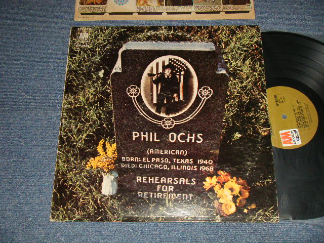 画像1: PHIL OCHS - REHEARSALS FOR RETIREMENT (Ex++/Ex++)   / 1969 US AMERICA  ORIGINAL "BROWN Label" Used LP 