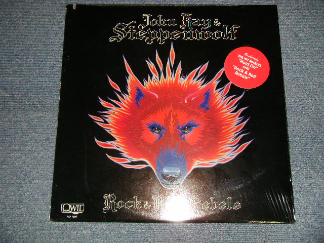 画像1: JOHN KAY & STEPPENWOLF - ROCK & ROLL REBELS (SEALED CutOut) / 1987 1987 US AMERICA ORIGINAL "BRAD HEW SEALED" LP 