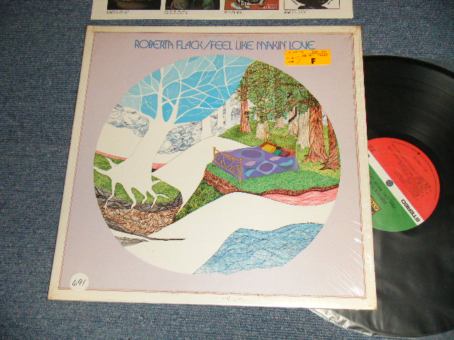 画像1: ROBERTA FLACK - FEEL LIKE MAKIN' LOVE (MINT-/Ex+++) / 1975 US AMERICA 1st Press "RED & GREEN Label"  "small 75 ROCKFELLER with 'W' at Bottom"  Used LP 
