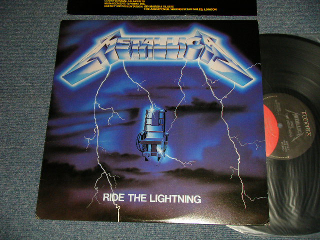 画像1: METALLICA - RIDE THE LIGHTNING (With CUSTOM INNER SLEEVE) (Matrix # A)STE-60396-A-3 1-3 [SRC logo] MASTERDISK HW B)STE-60396-B-3 MASTERDISK HW [SRC logo])  "SRC/SP: SPECIALTY RECORDS Press in OLYPHANT in PHILADELPHIA" (Ex++/MINT-) / 1984 Version US AMERICA REISSUE (1st ISSUED from ELEKTRA) Used LP