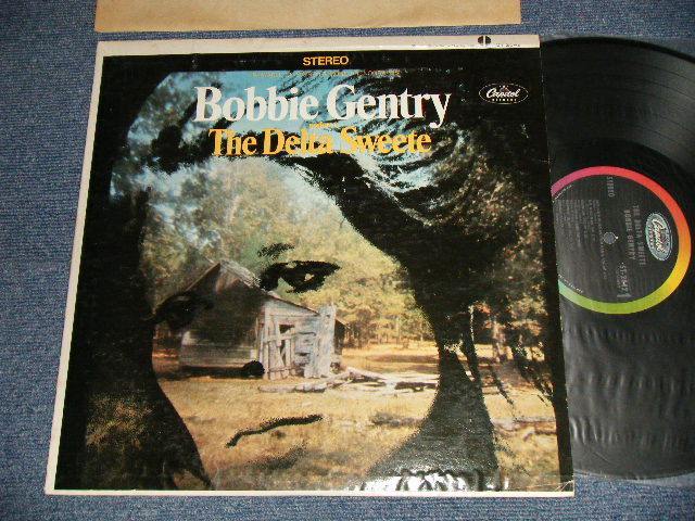 画像1: BOBBIE GENTRY - THE DELTA SWEETE (Matrix #A)ST-1-2842-A4#2 O B)ST-2-2842-B5) #2) JACKSONVILLE Press in ILLINOIS" (Ex/VG+++ Looks:Ex+) / 1968 US AMERICA ORIGINAL 1st Press "BLACK with RAINBOW Label" Used LP 