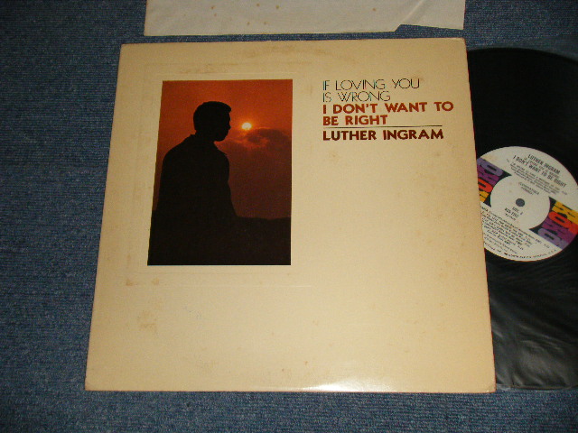 画像1: LUTHER INGRAM - (If Loving You Is Wrong) I Don't Want To Be Right (Ex++/MINT-) / 1972 US AMERICA ORIGINAL Used LP