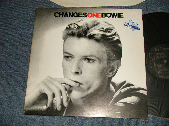 画像1: DAVID BOWIE - CHANGES ONE BOWIE (Ex++/Ex+++) /  UK ENGLAND REISSUE "BLACK Label" Used LP