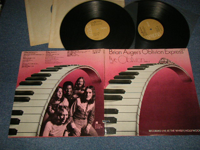 画像1:  BRIAN AUGER'S OBLIVION EXPRESS - LIVE OBLIVION Vol.2 (INDIANAPOLIS Press) (Ex++/Ex+++ CUT OUT, EDSP) /1976 US AMERICA ORIGINAL "TAN Label" Used 2-LP's 