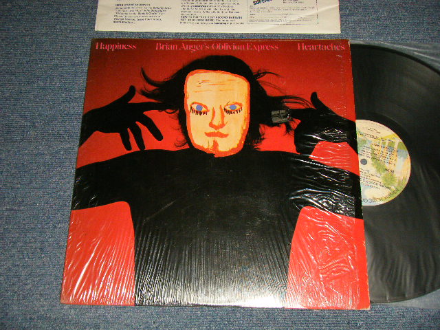 画像1: BRIAN AUGER'S OBLIVION EXPRESS - HAPPINESS HEARTACHES (Ex+++/MINT) /1977 US AMERICA ORIGINAL 1st Press "BURBANK STREET Label with 'W'" Used LP 