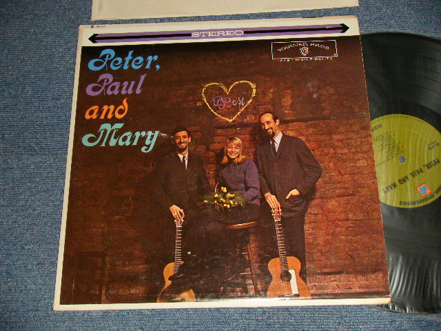画像1: PP&M PETER PAUL & MARY - PETER PAUL & MARY MINT-/Ex++ EDSP) / 1968 Version US AMERICA REISSUE/RE-Press 2nd Press "GREEN Label" "STEREO" Used LP