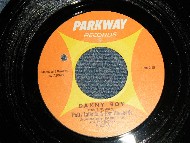 画像1: PATTI LABEL & THE BLUE BELLES - A)DANNY BOY  B)I BELIEVE (SOUL BALLAD)  (MINT-/Ex+++ BB)  / 1964 US AMERICA ORIGNAL Used 7" 45 rpm Single  