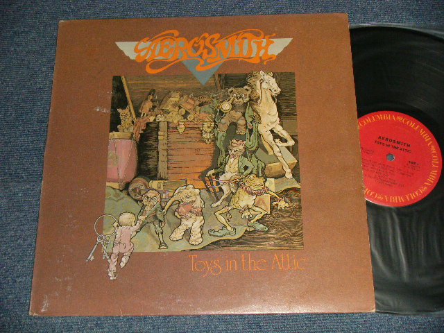 画像1: AEROSMITH - TOYS IN THE ATTIC (Matrix #A)T2 PAL-33479-1E TML-S L.S.J.D. B)T1 PBL-33479-1E TML-S L.S.J.D. ) "TERRE HAUTE Press in INDIANA" (Ex+/Ex++ Looks:Ex+) /  1975 US AMERICA ORIGINAL Used LP