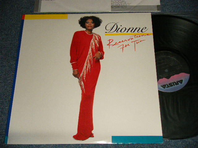 画像1: DIONNE WARWICK - RESERVATIONS FOR TWO (ith CUSTOM SLEEVE)(Ex+++/Ex+++) / 1987 US AMERICA ORIGINAL Used LP