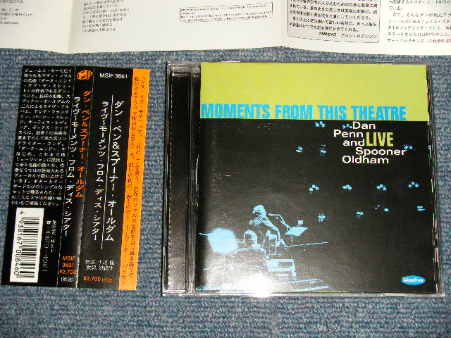 画像1: DAN PENN & SPOONER OLDHAM ダン・ペン&スプーナー・オールダム- LIVE MOMENTS FROM THIS THEATRE ライヴ〜モーメンツ・フロム・ディス・シアター (Ex+/MINT) / 1999 UK + JAPAN  輸入盤国内仕様 Used CD with OBI 