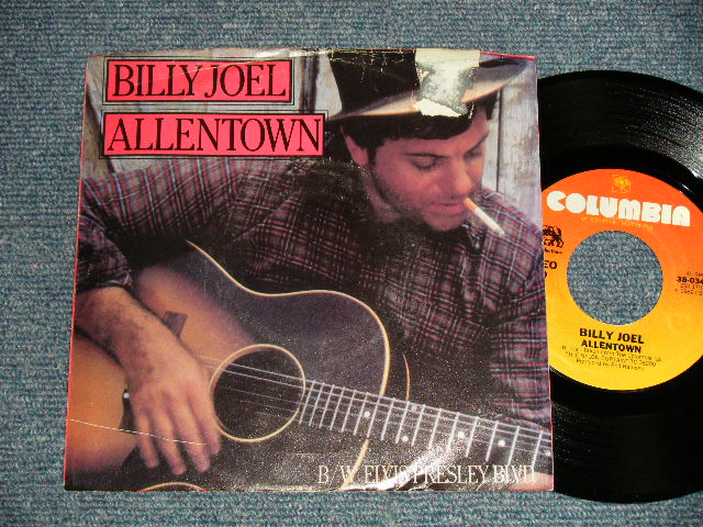 画像1: BILLY JOEL - A)ALLENTOWN  B)ELVIS PRESLEY BLVD  (VG++/Ex+++) / 1982 US AMERICA ORIGIAL "With PICTURE SLEEVE" Used 7" Single 