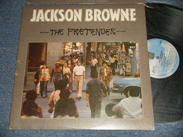 画像1: JACKSON BROWNE - THE PRETENDER (With CUSTOM SLEEVE) (Matrix #A)6E-107 A9 SP B) 6E-107 B SP) "SP / SPECIALTY press in OLYPHANT in PA"(Ex++/MINT-) / 1977 US AMERICA REISSUE Used LP  