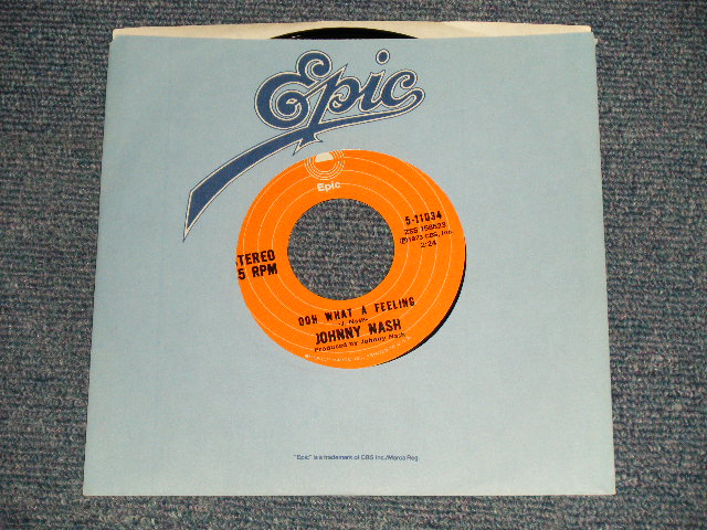 画像1: JOHNNY NASH - A)Ooh What A Feeling    B)Yellow House (MINT-/MINT-) / 1973 US AMERICA ORIGINAL Used 7"45 