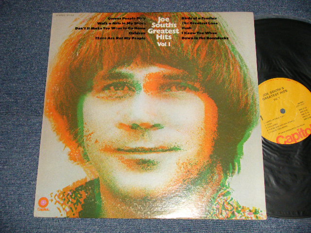 画像1: JOE SOUTH - GREATEST HITS VOL.1 (Ex++/Ex+++ Looks:MINT-)/ 1976 Version US AMERICA REISSUE "YELLOW Label" Used LP