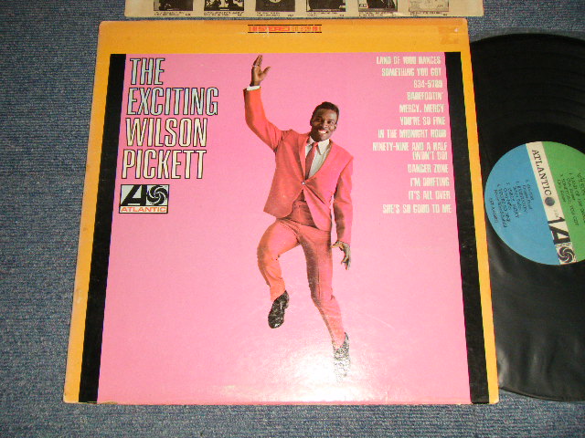 画像1: WILSON PICKETT - THE EXCITING WILSON PICKETT (Matrix #  A)ST-A-66885-A  B)ST-A-66886-A )(Ex/Ex Looks:Ex+)  / 1966 US AMERICA  ORIGINAL 1st Press "GREEN & BLUE Label "Non Credit at bottomLabel" STEREO   Used   LP  