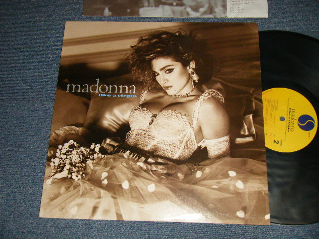 画像1: MADONNA - LIKE A VIRGIN (With CUSTOM SLEEVE) (Matrix #A)1-25157-A-RE-1 MASTERDISK RL  {MARK} B-19526-SH1 SLM ▵7082-X 1-1 B)1-25157-B-SH1 MASTERDISK RL  {MARK} B-19527-SH1 SLM ▵7082-X 1-1) "ALLIED  Press in L.A. in CA"(Ex+++/MINT-) / 1984 US AMERICA ORIGINAL Used  LP