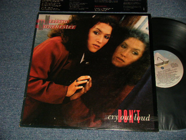 画像1: MELISSA MANCHESTER - DON'T CRY OUT LOUD (With CUSTOM INNER SLEEVE) (Ex++/Ex+++ Looks:Ex++) / 1978 US AMERICA ORIGINAL Used LP 