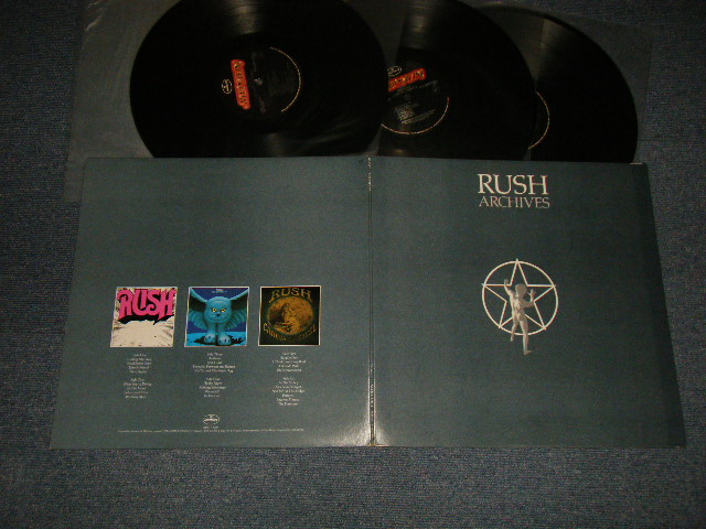 画像1: RUSH - ARCHIVES (MINT-/MINT) /  US AMERICA REISSUE "BLACK Label"Used 3-LP  