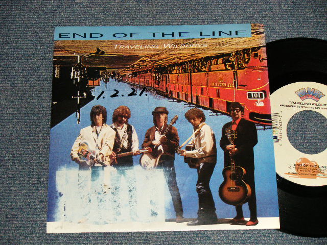 画像1: TRAVELING WILBURYS (ROY ORBISON+BOB DYLAN+TOM PETTY+GEORGE HARRISON +JEFF LYNN ) - A)END OF THE LINES  B)CONGRATULATIONS (Ex-/Ex+++ WOFC, WEAR) / 1989 US AMERICA ORIGINAL Used 7" Single