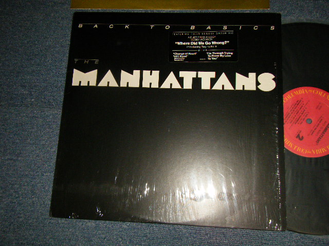 画像1: MANHATTANS - BACK TO BASICS (With CUSTOM INNER SLEEVE) (MINT/MINT-)  / 1986 US AMERICA ORIGINAL Used LP 
