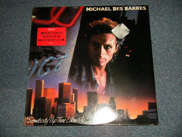 画像1: MICHAEL DES BARRES - SOMEBODY UP THERE LIKES ME (Sealed CUT OUT) / 1986 US AMERICA ORIGINAL "BRAND NEW SEALED" LP