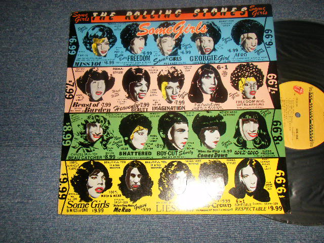 画像1: The ROLLING STONES - SOME GIRLS (Matrix #A)ST-RS-784079 CC ▵23467(1) PR STERLING TJ   B)ST RS 784080 FF ▵23467-X (4) PR STERLING TJ) "MO / MONARCH Press in CA" (Ex++/Ex+++) / 1978 US AMERICA ORIGINAL 1st Press "FULL FACE Cover" Used LP