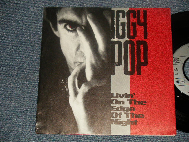 画像1: IGGY POP - A)Livin' On The Edge Of The Night   B)The Passenger (NEW) /1989 WEST GERMANY GERMAN ORIGINAL "BRAND NEW" 7" Single with PICTURE Sleeve 