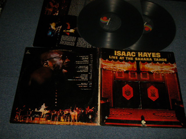 画像1: ISAAC HAYES - LIVE AT THE SAHARA TAHOE (With 2 x CUSTOM INNER SLEEVE)(Ex++/Ex+++ BB) / 1973 US AMERICA ORIGINAL Used 2-LP 