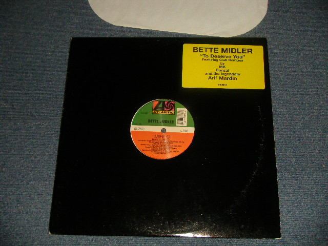 画像1: BETTE MIDLER - TO DESERVE YOU(Ex++/Ex+++) / 1995 US AMERICA ORIGINAL Used 2-12"