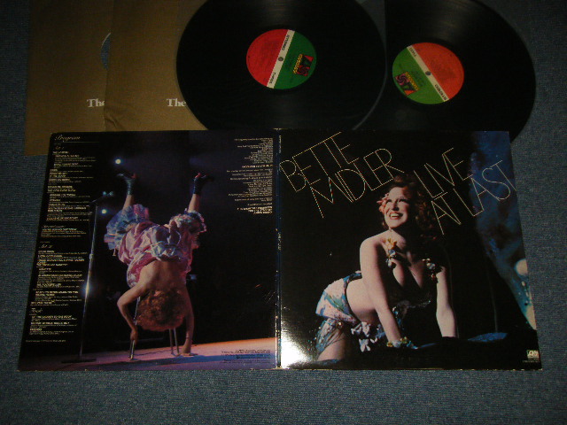 画像1: BETTE MIDLER - LIVE AT LAST (Ex++/Ex+++) / 1977 US AMERICA ORIGINAL "GREEN & RED Label" Used 2-LP